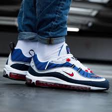 Insidesneakers Nike Air Max 98 White Red Blue 640744 100 Nike Air Max Nike Air Max 97 Mens Nike Air