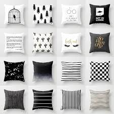 Choose your favorite black and white photographs from 600,897 available designs. Black And White Decorative Cushion Cover Nordic Geometric Polyester Throw Pillow Covers Livingroom Sofa Couch Chairs Pillow Case Cushion Cover Aliexpress