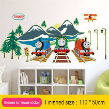 Thomas Wall Stickers Children S Room Decoration Party Wall Decoration Luminous Stickers Safety And Environmental Protection Party Diy Decorations Aliexpress