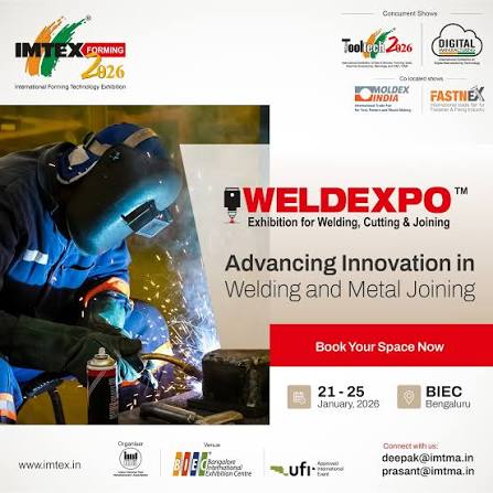 WELDEXPO 2026 — Bangalore International Exhibition Centre (BIEC), Bengaluru, Karnataka, India