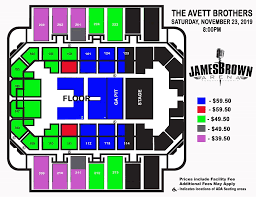 James Brown Arena Seating Diagram Technical Diagrams