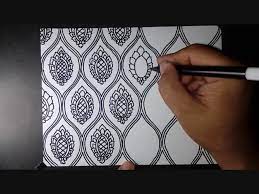 Bagaimana cara menggambar batik pensil? Motif Batik Bagus Dan Mudah Digambar Youtube