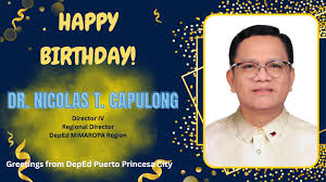 Happiest Birthday to our beloved Regional Director, DR. NICOLAS T ...
