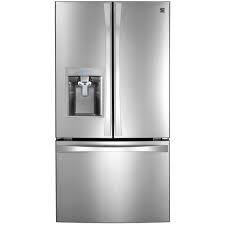 The kenmore elite 30 cu.ft. Kenmore Elite 74093 31 7 Cu Ft Super Capacity French Door Bottom Freezer Refrigerator Stainless Steel American Freight Sears Outlet