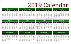 Kuwait 2019 Calendar 2019 Calendar Yearly Calendar Template Calendar