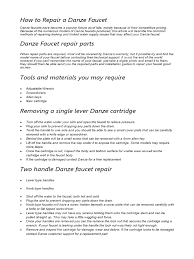 The benefits of danze faucet: How To Repair A Danze Faucet Tap Valve Sink