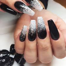 Black nails are one of the most classic colors. 30 Black Nail Designs With Glitter To Brighten Your Day Chic Hostess