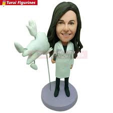 5 out of 5 stars. Female Dentist Personalized Gift Custom Dentist Bobble Head Clay Figurines Dentist Birthday Cake Topper Bday Gift Dentist Girlfriend Gift Handmade Products Dolls Toy Figures Accessories