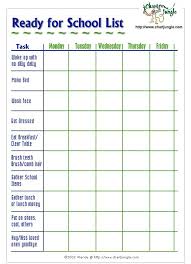 adhd schedule chart fancy adhd behavior chart with kids