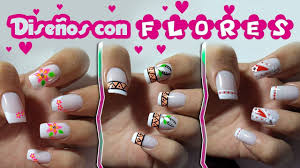 Uñas naranjas decoradas uñas negras decoradas uñas acrilicas doradas uñas largas elegantes. Unas Decoradas De Flores Sencillas Unas Faciles Youtube