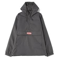Huf Harlem Anorak Jacket Harbor Grey Garmentory