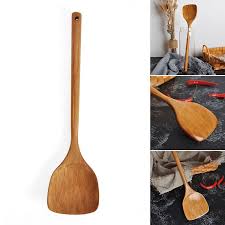 Wooden Shovel Spatula Wok Handcrafted Spoon Non Stick Cooking Scraper Kitchen Walmart Com