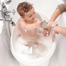 Shnuggle Toddler Bath White And Grey New
