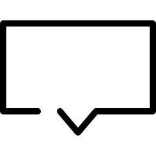 What are the two parts of a speech bubble? Square Speech Bubble Free Interface Icons