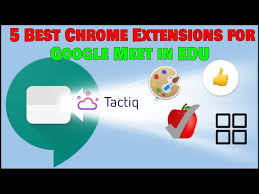 An essential google meet extension that everyone should install. 5 Best Chrome Extensions For Google Meet In Education Youtube