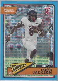 Buy guaranteed authentic lamar jackson memorabilia including autographed jerseys, photos, and more at www.sportsmemorabilia.com. Future Watch Lamar Jackson Rookie Football Cards Ravens Go Gts