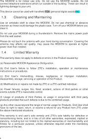 Modem zte f609 memiliki kelebihan dibanding lainnya, salah satunya sudah menggunakan dengan modem zte f609 ini internet akan lebih stabil apalagi umumnya user dan password yang digunakan untuk level user modem zte f609 adalah default username dan passwordnya adalah user:user. Zteix256 Wimax Modem User Manual Zte