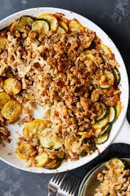 Summer Squash Gratin With Pickled Rye Bread Crumbs Recipe Recipe Nyt Cooking Recipes Vegetarian Comfort Food