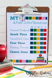 Back To School Morning Routine Checklist For Kids