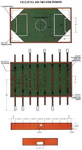 Build Your Own Table Soccer Game Foosball Table Diy Foosball Table Design Foosball