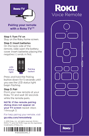 (in battery compartment) tips on battery replacement: Roku Rcal7r User Manual Manualzz