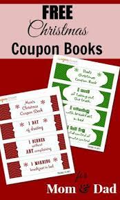 Free Christmas Coupon Book Printables For Mom And Dad Christmas Coupons Christmas Mom Coupon Book