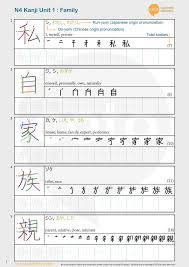 Understanding your actual role within your own family is a key to being able to develop such a value in a healthy manner. Kanji Practice Worksheet Free Download Jlpt N4 Kanji Unit 1 Family Pdf