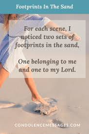 Footsteps in the sandfootsteps in the sand. Footprints In The Sand Poem Images Pdf Tattoos