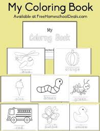 Free Download My Coloring Book For Preschool Early Kindergarten Preschool Books Kindergarten Books Printable Books