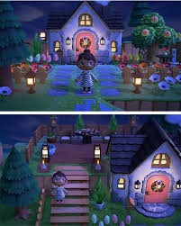 Fresh Front Yard Ideas Animal Crossing So Happy With My Cliff Side House I Love Having A Deck Animal Crossing Villagers Animal Crossing Game Animal Crossing