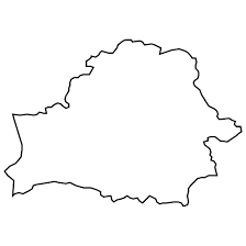 Białoruś leży w europie wschodniej. Bielorrusia Mapa Vectorial Eps