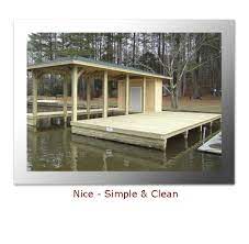 Custom houseboat sales and manufacturing: Nice Simple Boathouse Design On Lake Gaston Boathouse Design Lakefront Living House Blueprints