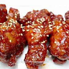Korean spicy fried chicken (cooked with sticky, sweet and spicy sauce) sauce: Ayam Korean Spicy Posts Facebook