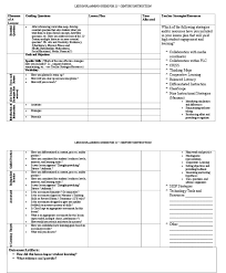 Lesson Template Doc Easy To Type On Lesson Plan Templates Lesson Plan Template Free Lessons Template