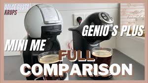 Toutes équipées d'un système haute pression allant jusqu'à 15 bars, vous pourrez savourer des boissons dignes d'un véritable coffee shop. Mini Me Vs Genio S Plus Full Comparison Dolce Gusto Krups Coffee Machines Youtube