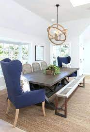 Fancy Wingback Bench Dining Room Table With Bench And Chairs Carpet Tall Back Chair Chande Nautical Dining Rooms Mismatched Dining Chairs Wingback Dining Chair