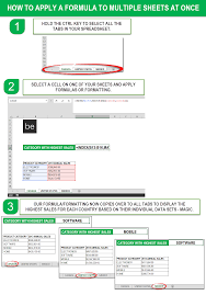 Input Data Into Multiple Sheets At Once In Excel Microsoft Excel Tutorial Excel Shortcuts Excel Tutorials