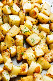 That simply means that you boil them, but just a bit. Crispy Garlic Roasted Potatoes Cafe Delites