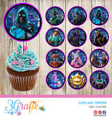 Fortnite party edible cake image cake topper frosting sheet. Fortnite Cupcake Topper Printable 3grafik