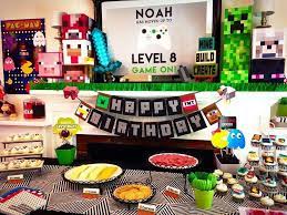 Video Games Birthday Party Ideas Photo 2 Of 35 Video Games Birthday Video Games Birthday Party Video Game Party