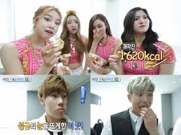 Exid And Other Idols React Hilariously To Calorie Bomb Sandwich Section Tv Idol Kpop Girls