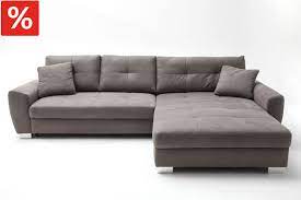 Die summe der sitzflächenbreiten sowie die breite der armlehnen ergeben die gesamtlänge des sofas. Gunstiges Ecksofa Mit Schlaffunktion Und Bettkasten Sofa Depot