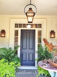 My Southern Style Tour Southern Living Idea House 2012 Porch Lighting Hanging Porch Lights Front Porch Lighting Fixtures