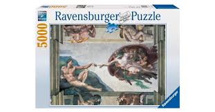 Entdecken sie alle puzzles auf 1001puzzles. Ravensburger 17408 Michelangelo Die Erschaffung Adams 5000 Teile Puzzle