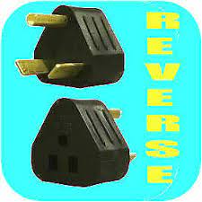 Amomd rv trailer marine 30a travel adapter plug set with power cord socket female connector weatherproof plug. Reverse 30 Amp 110v Power Cord Adapter For Camper Travel Trailer Pop Up Rv Plug Ebay