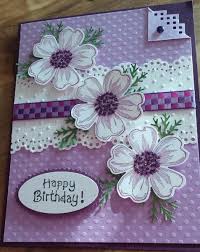 Write the date of your birthday on the collage.2. Happy Birthady By Esther By Dinito Cards And Paper Crafts At Splitcoaststampers Embossed Cards Handmade Birthday Cards Cards Handmade