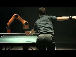 The Match Of The Year Is This Chinese Table Tennis Robot Against A World Champion Table Tennis Player Table Tennis Robot Table Tennis