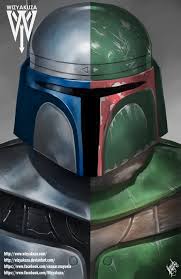 Jango Boba Split Star Wars Fandom Star Wars Boba Fett Star Wars Poster