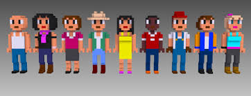 This gig is for you. My Voxel People Set John S Creative Space