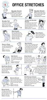 If You Sit All Day You Need To Be Doing These Stretches Office Exercise Employee Wellness Health Fitness